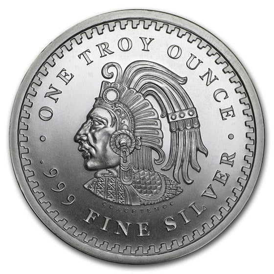 1 oz Silver Round - Aztec Calendar