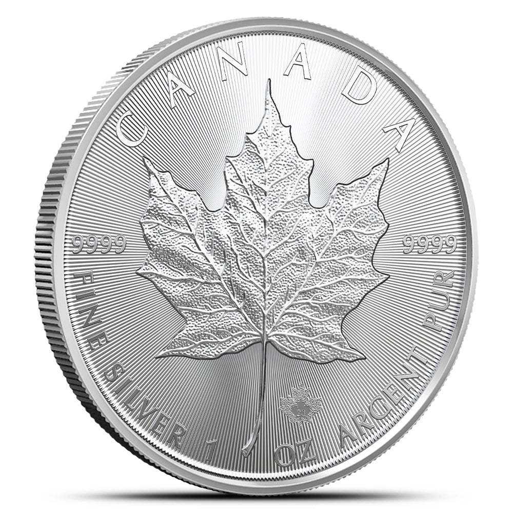 1 oz Canadian Silver Maple Leaf Coin (Random Year)